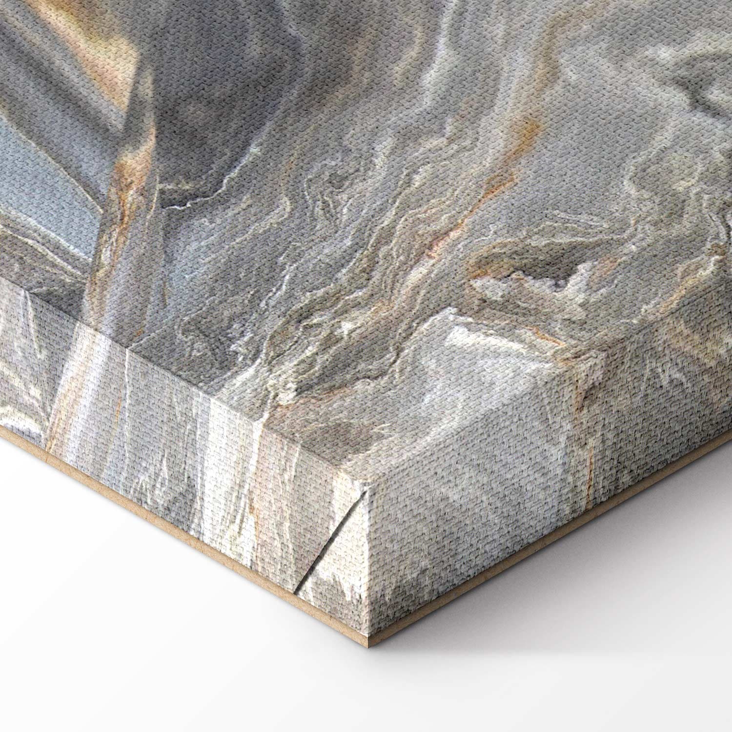Leinwandbild Kamienne abstrakcje - marmurowe struktury w neautralnych odcieniach 120×80 cm, Standardleinwand