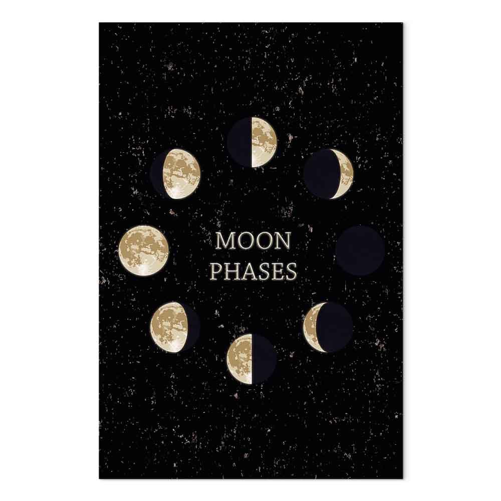 Leinwandbild Cykl lunarny 20×30 cm, Standardleinwand