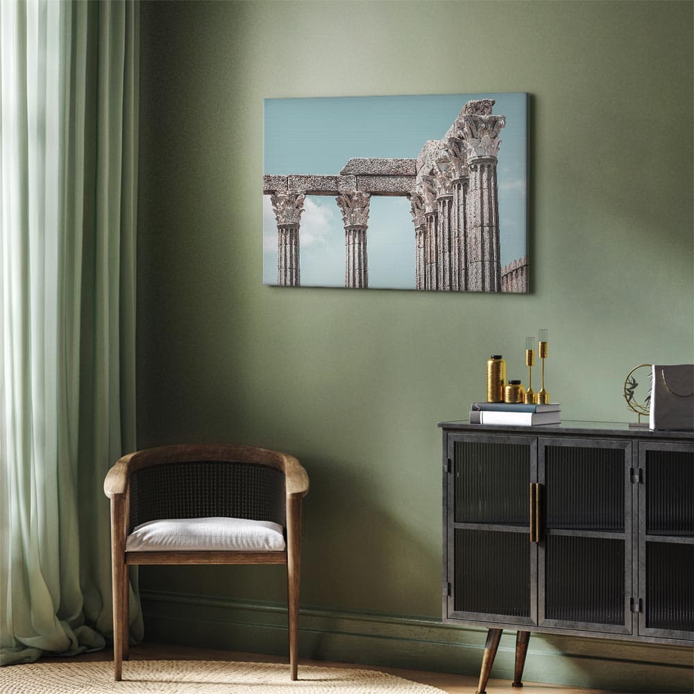 Leinwandbild Filary historii szeroki 30×20 cm, Standardleinwand