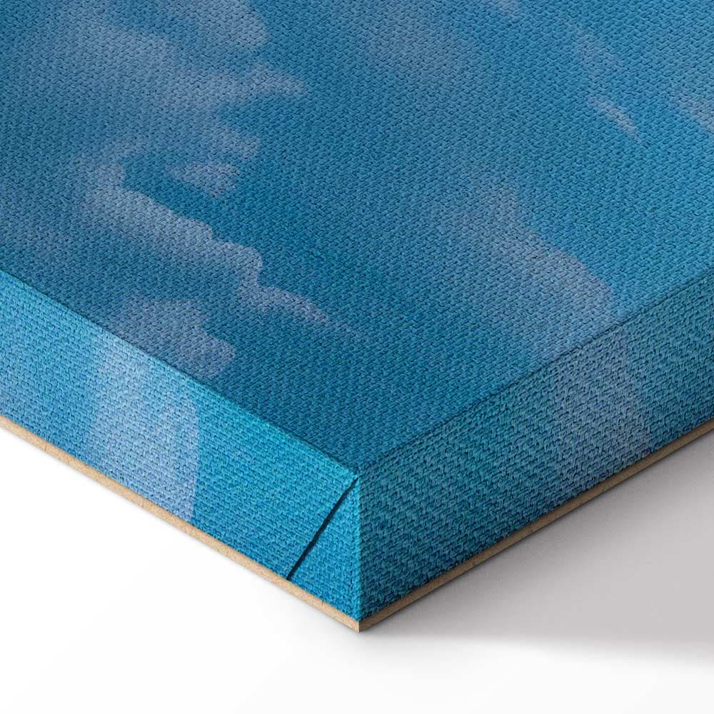 Картина на холсте Ocean w powietrzu: Falujące chmury odbijające światło poranka 120×80 см, стандартный холст