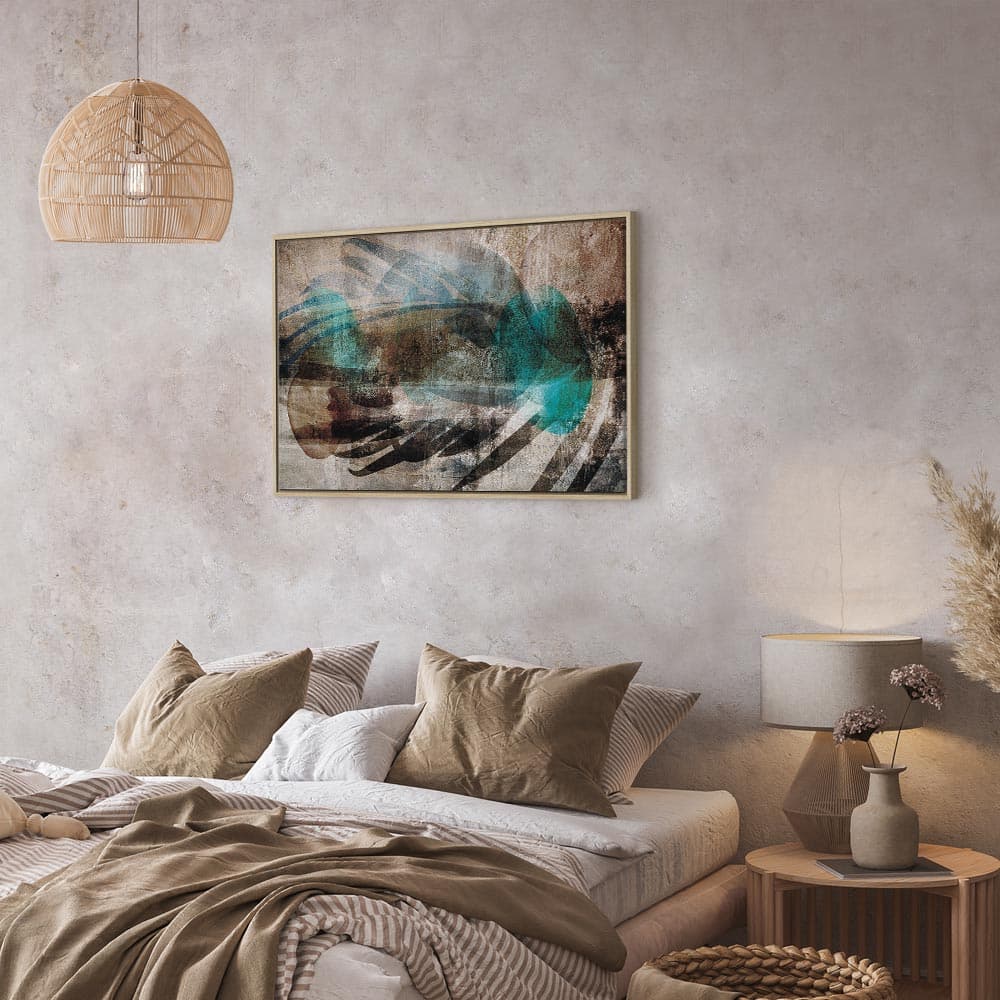 Картина на полотні Abstrakcyjny pióropusz szeroki 90×60 см, стандартне полотно