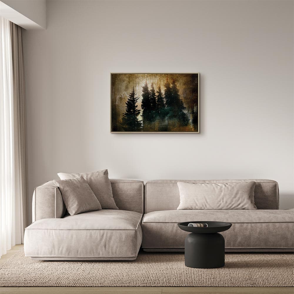 Canvas print Dostojne świerki szeroki 120×80 cm, standard canvas