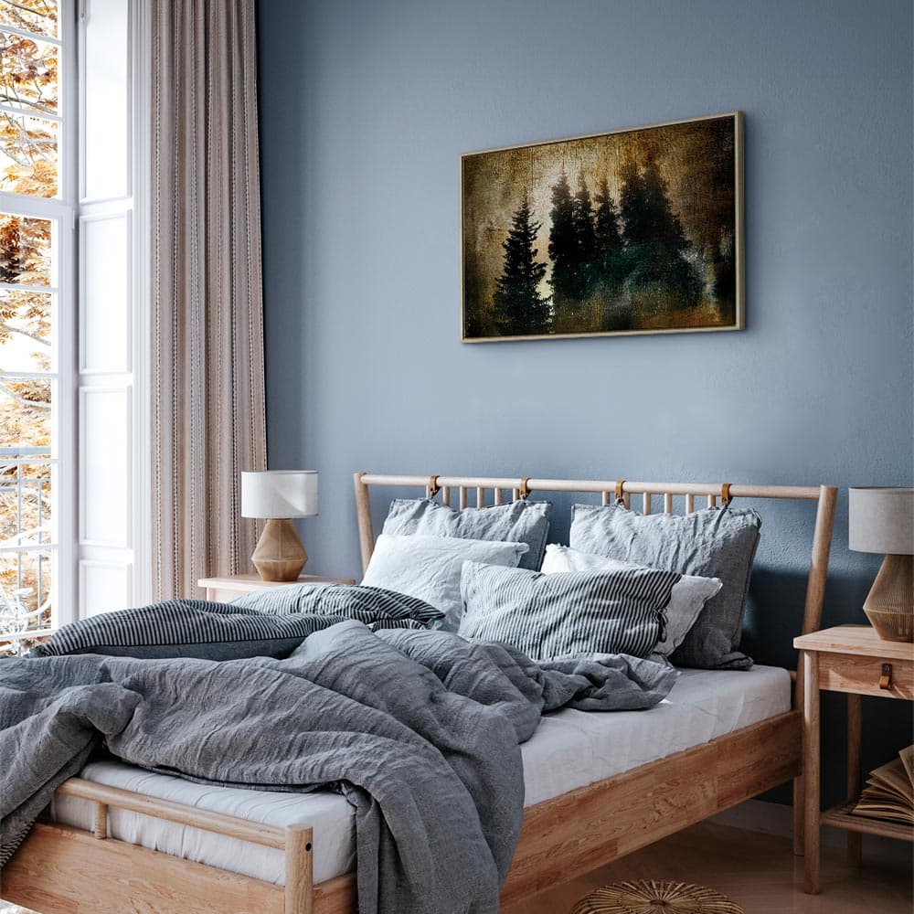 Canvas print Dostojne świerki szeroki 120×80 cm, standard canvas