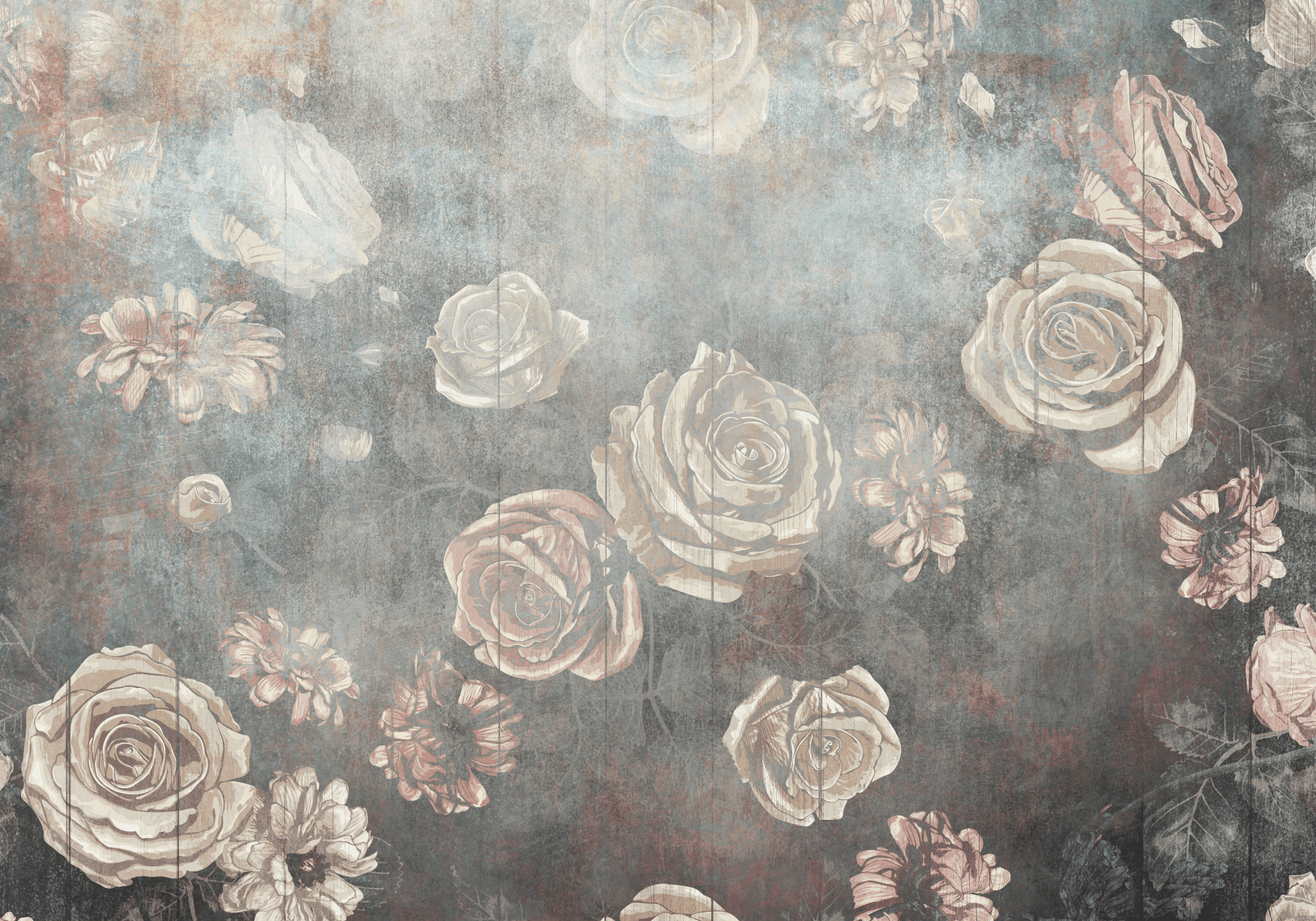 Fototapete Kwiaty FT-450376 100×100 cm, Vlies Standard