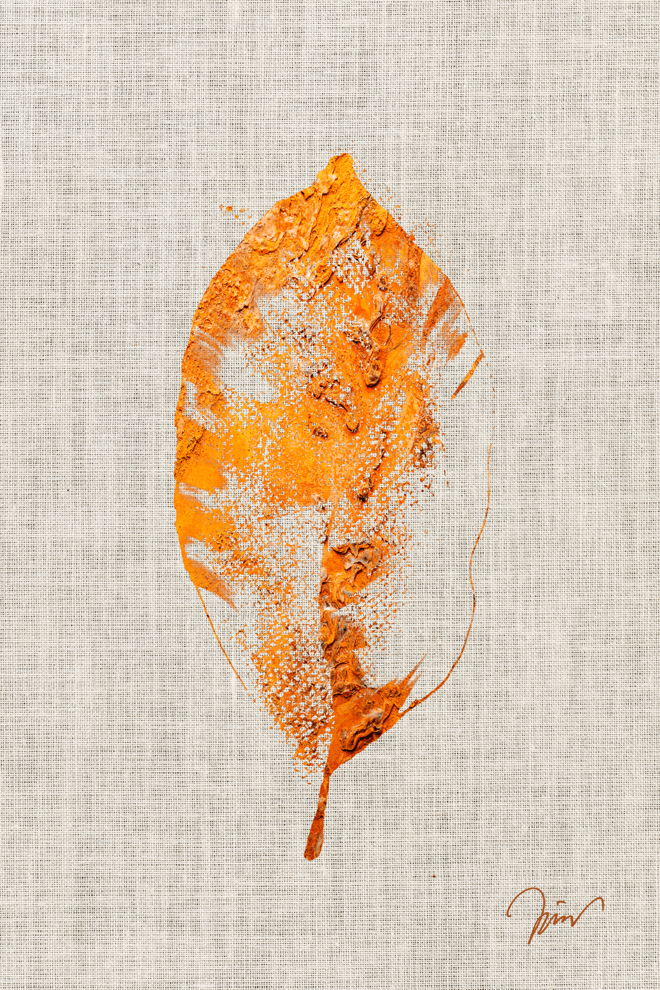Obraz na płótnie Złota flora 20×30 cm, płótno włoskie