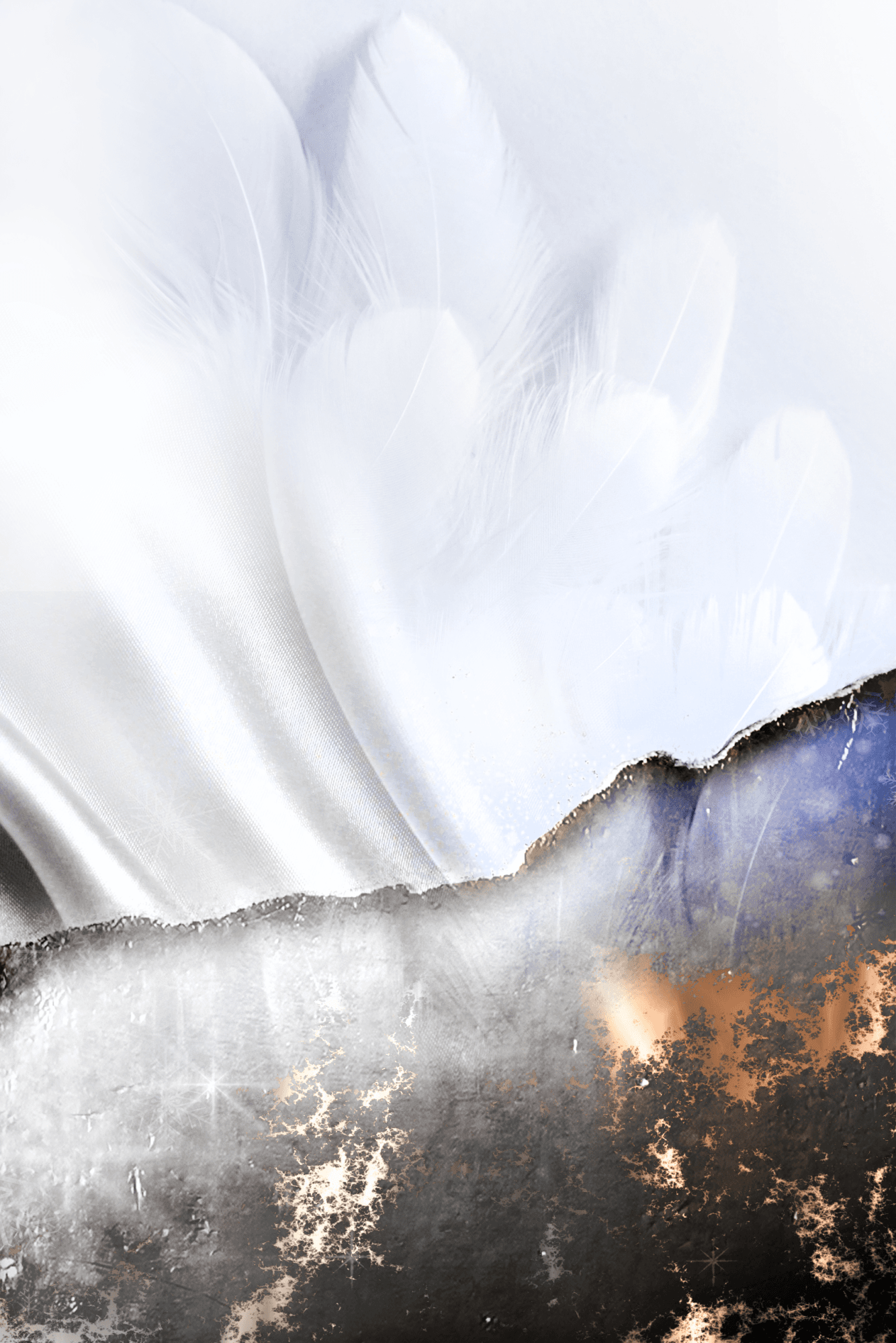 Leinwandbild Anioł stróż 20×30 cm, Standardleinwand