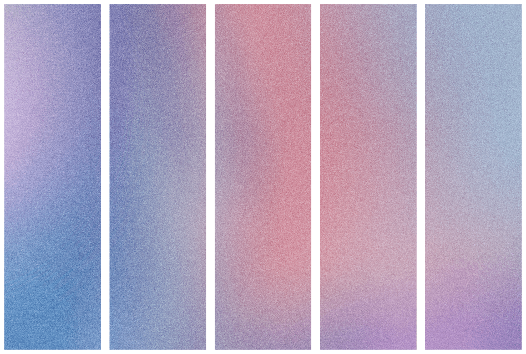Parawan japoński Tęczowy gradient - delikatny wielokolorowy gradient przypominający mgłę 225×172 cm, japoński
