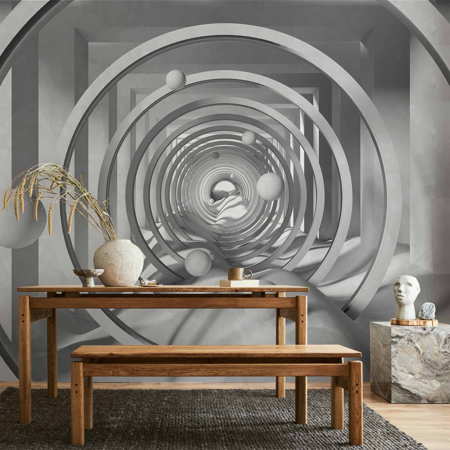 Wall mural Geometryczna głębia 100×70 cm, waterproof material