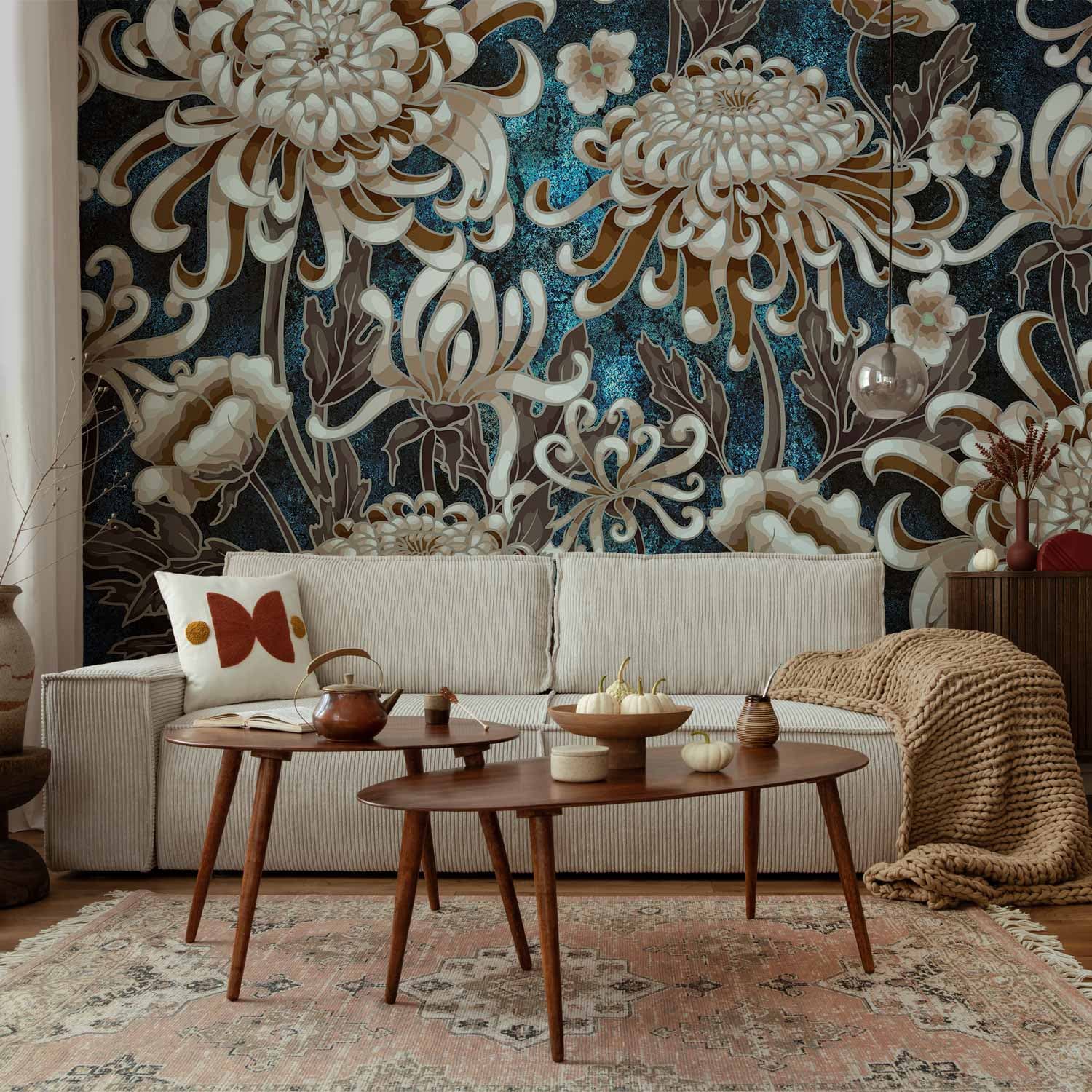 Wall mural Morskie kwiaty 350×256 cm, premium non-woven