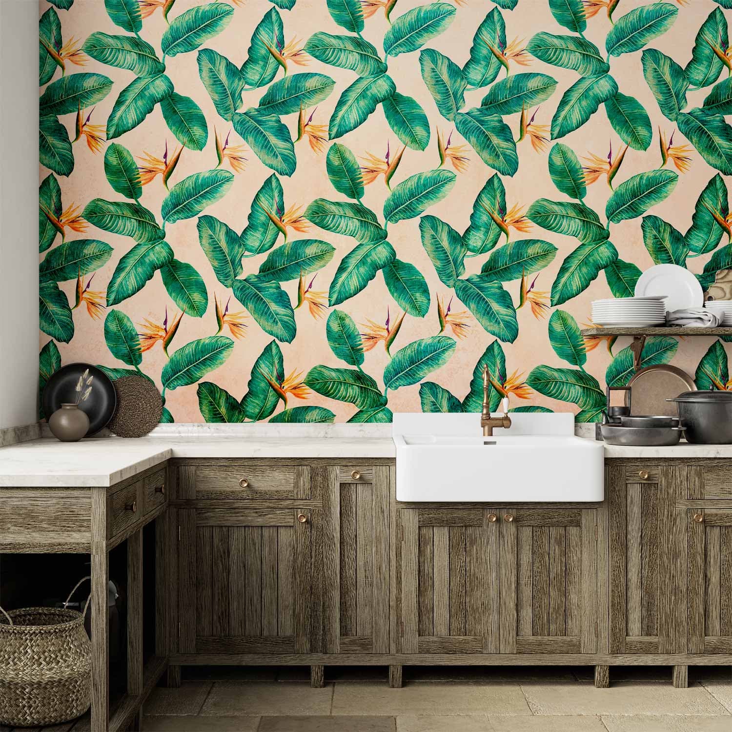 Wall mural Spokój dzikich krzewów - drugi wariant 250×175 cm, waterproof material