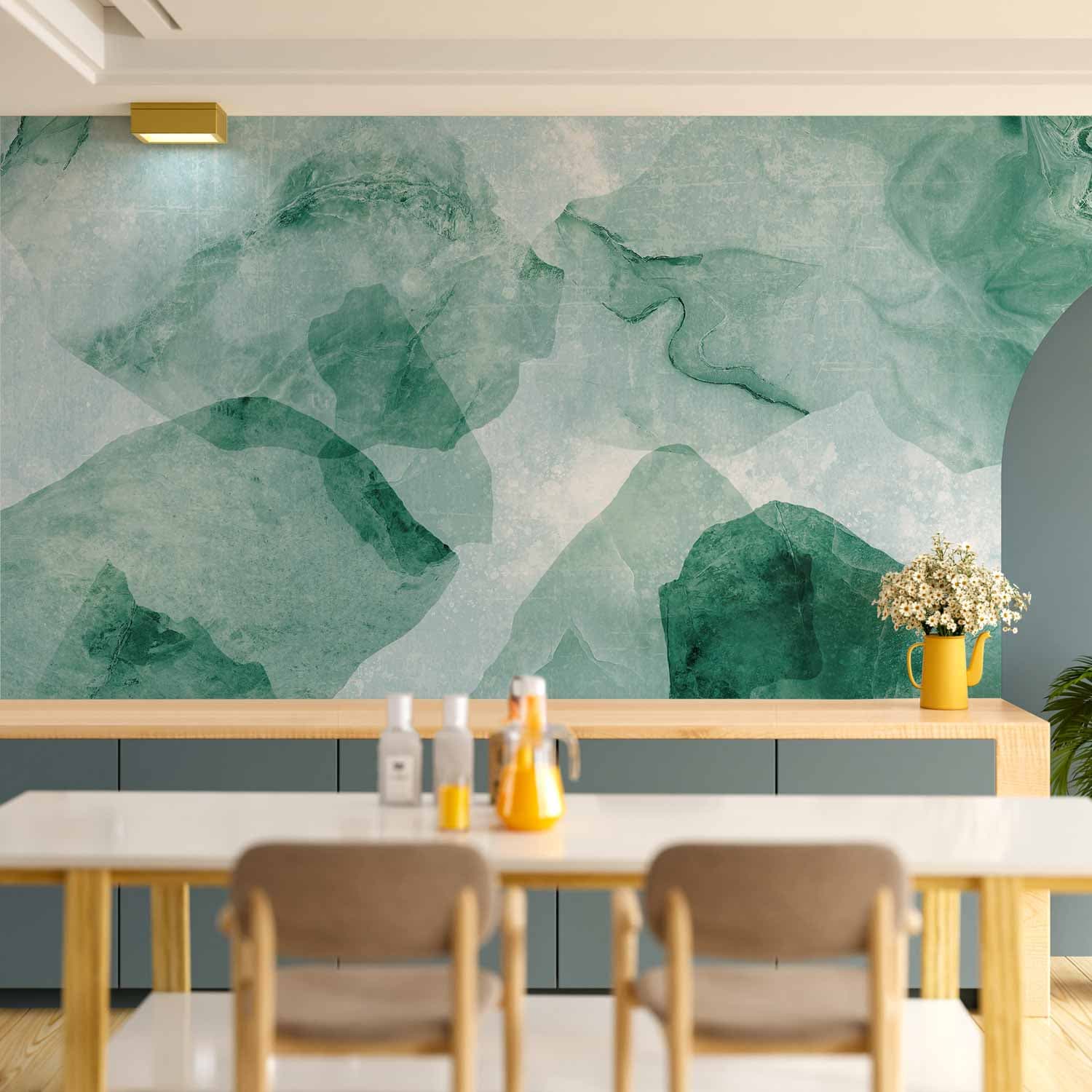 Wall mural Wiosenne terazzo - trzeci wariant 150×105 cm, waterproof material
