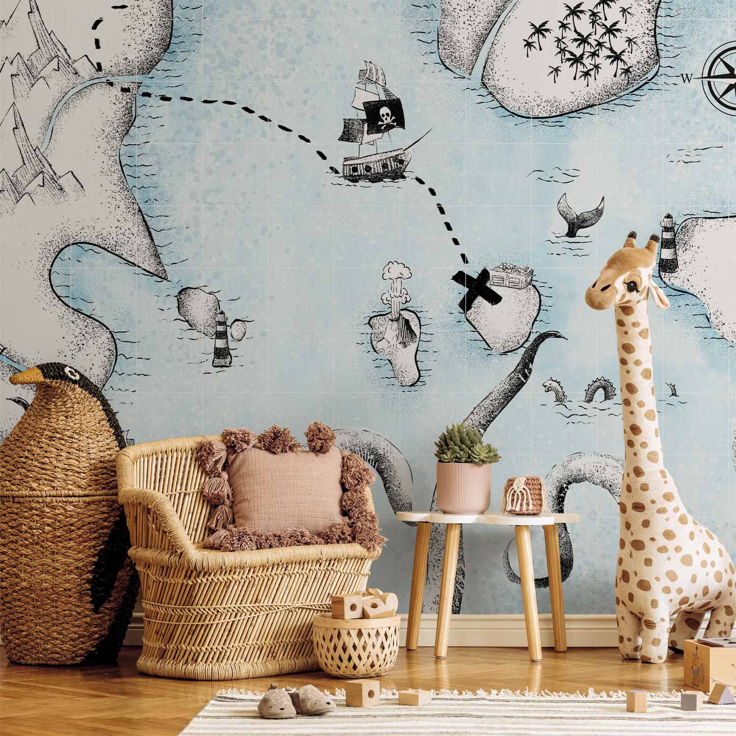 Fototapeta Mapa skarbów 400×280 cm, flizelina standard