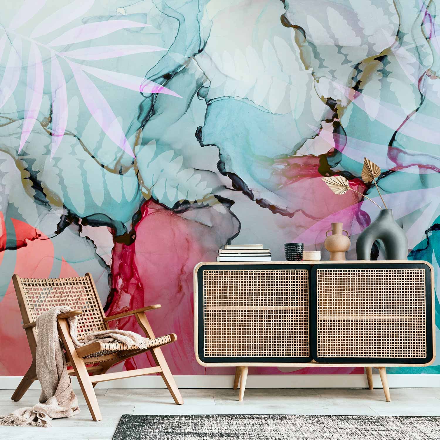 Fototapeta Abstrakcyjna finezja 196x140 cm samoprzylepna