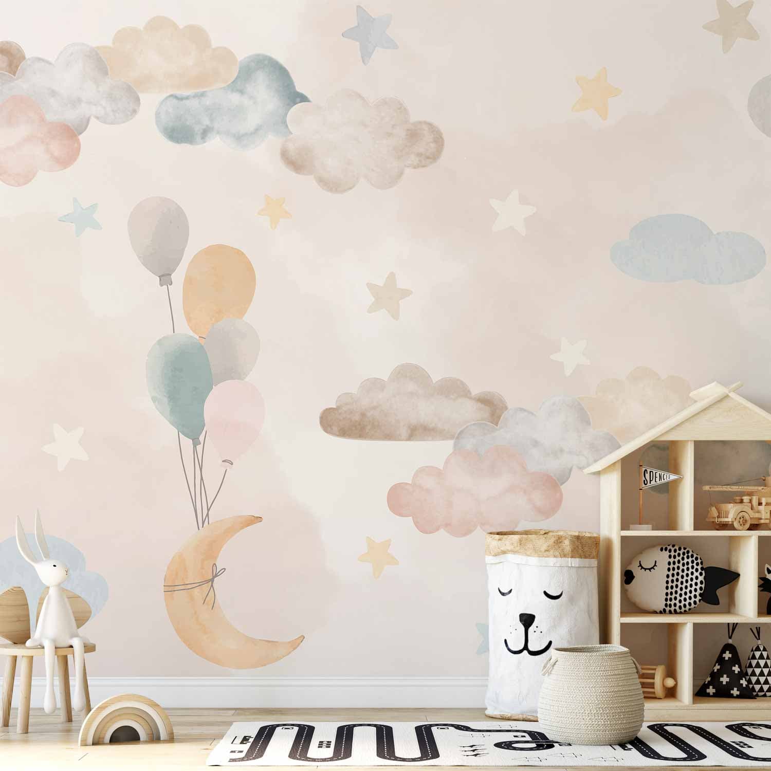 Wall mural Bajkowe niebo 343×256 cm, self-adhesive material