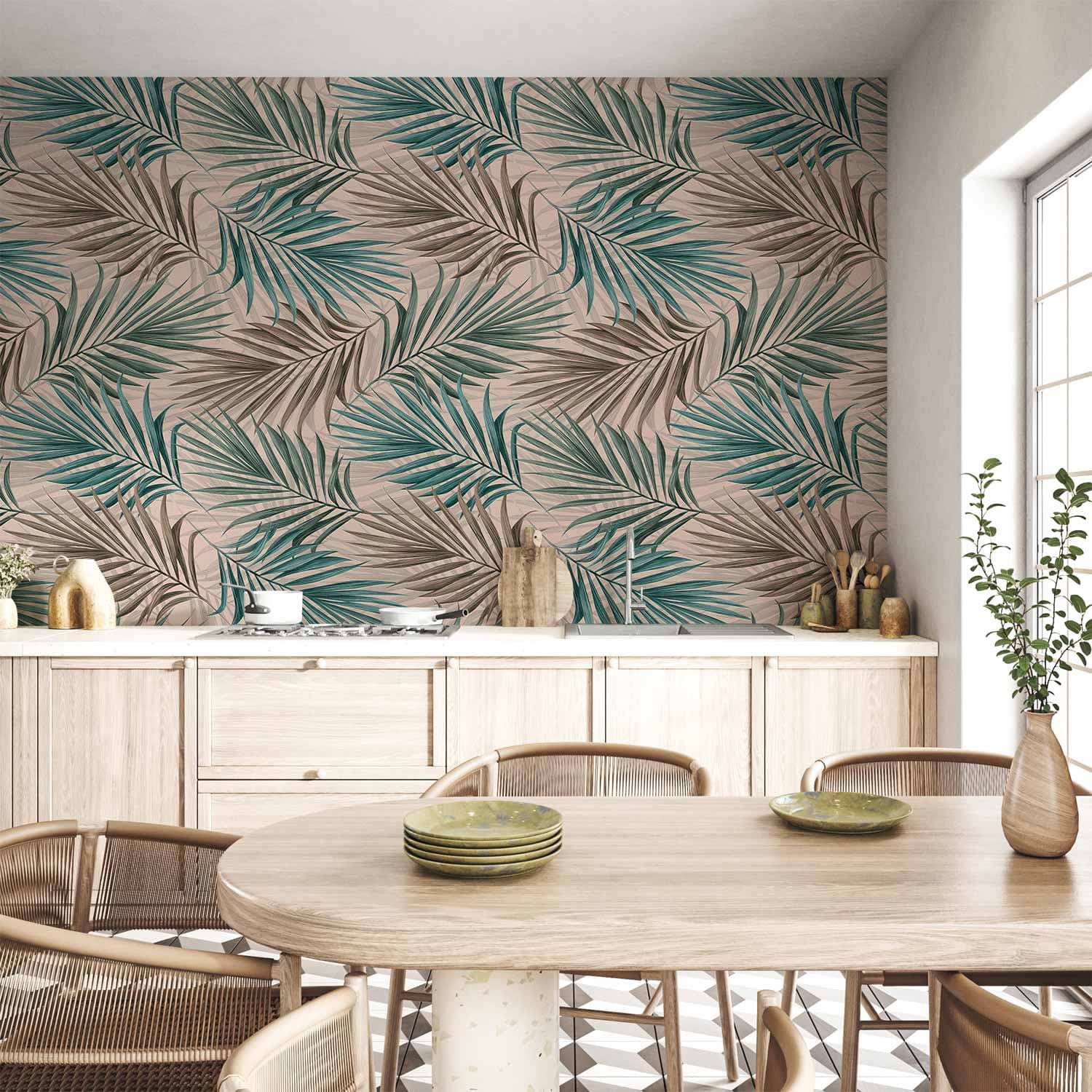 Wall mural Pogoń liści - drugi wariant 450×315 cm, waterproof material