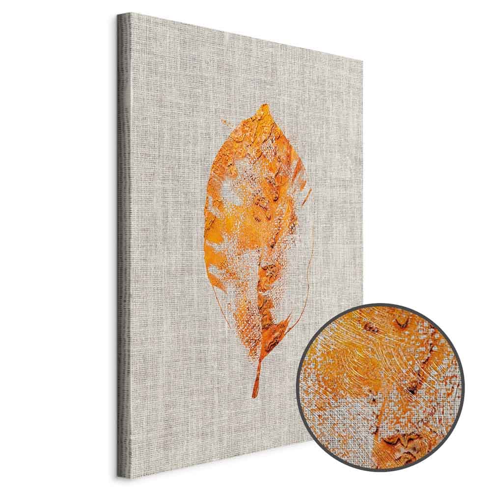 Leinwandbild Złota flora 40×60 cm, Standardleinwand