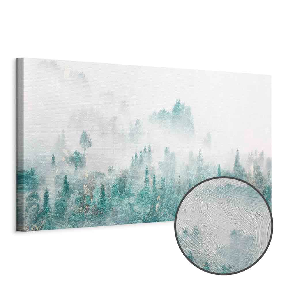 Картина на холсте Turkusowa dolina wąski 135×45 см, стандартный холст