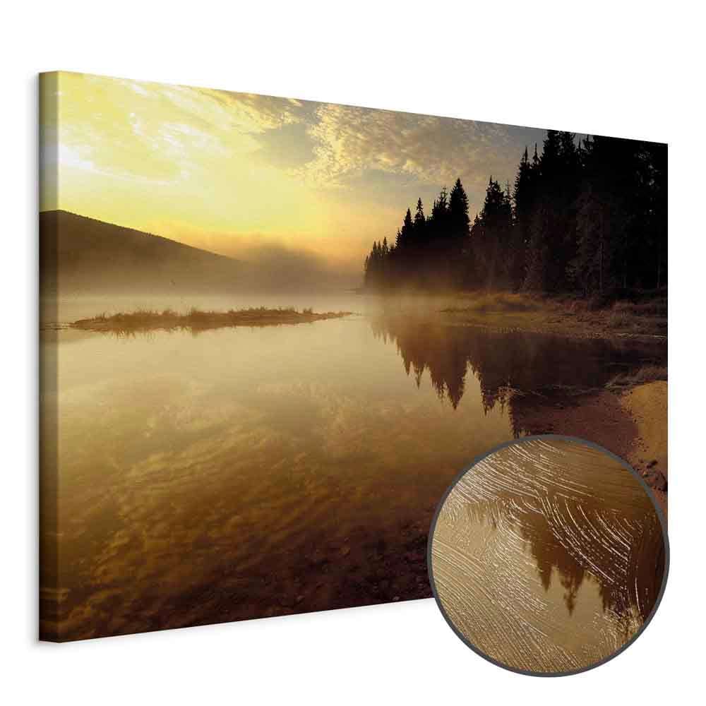Leinwandbild Jesienny wierczór szeroki 60×40 cm, Standardleinwand
