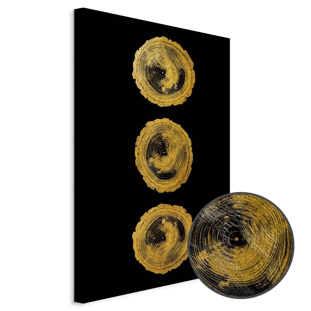 Leinwandbild Złote sęki 40×60 cm, Standardleinwand