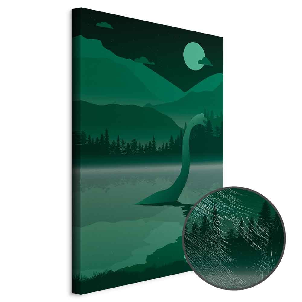 Canvas print Loch Ness 20×30 cm, standard canvas