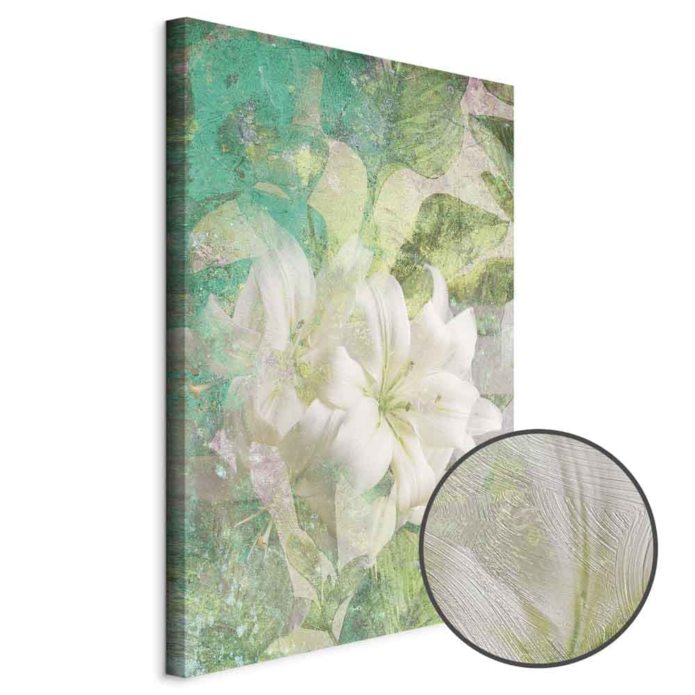 Картина на холсте Zielone tchnienie 20×30 см, стандартный холст