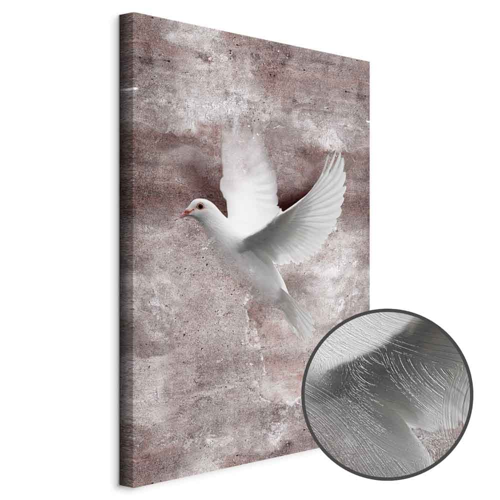 Leinwandbild Miłość w locie 40×60 cm, Standardleinwand