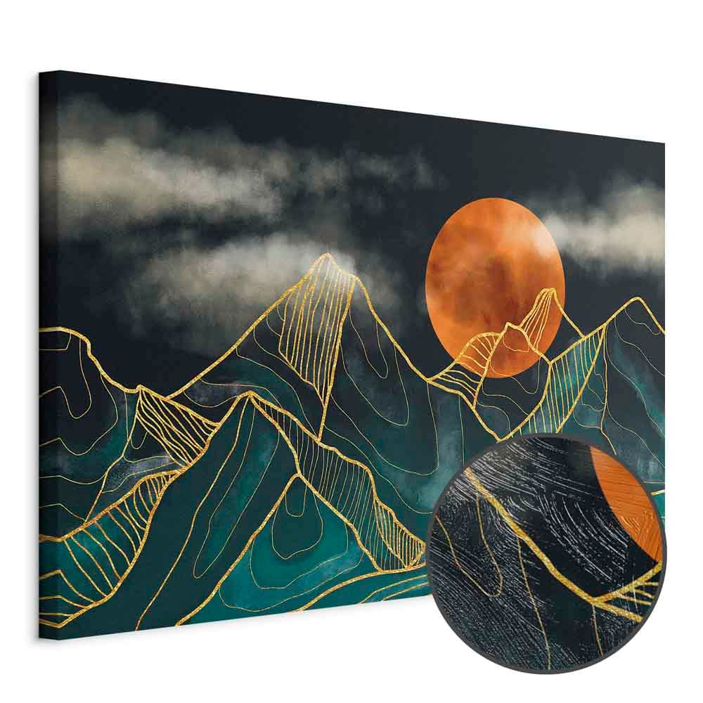 Leinwandbild Górski spokój szeroki 60×40 cm, Standardleinwand