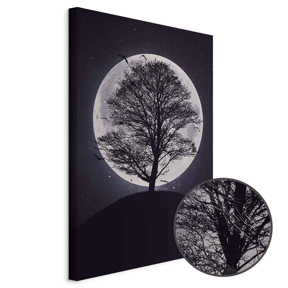 Leinwandbild Samotne drzewo 80×120 cm, Standardleinwand