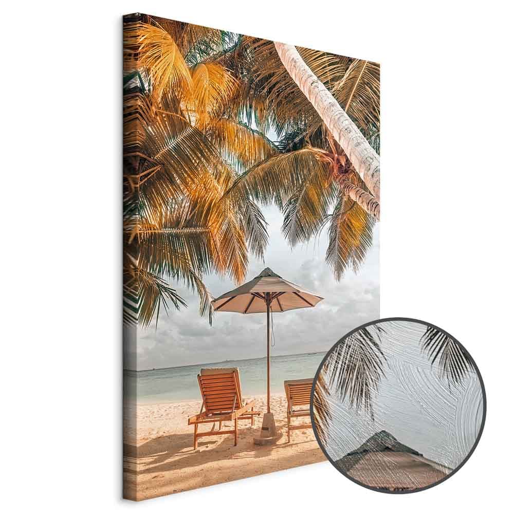 Картина на холсте Palmowy parasol 40×60 см, стандартный холст