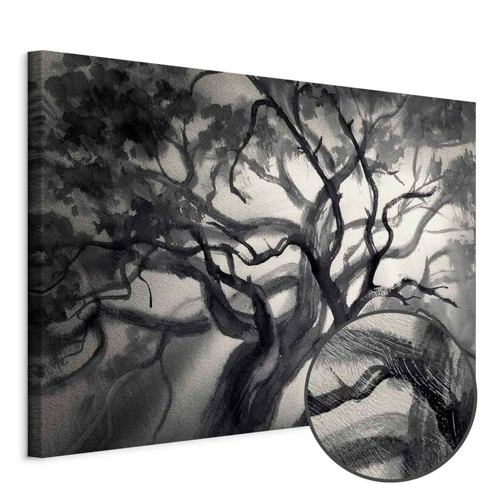 Картина на холсте Rozświetlone gałęzie szeroki 60×40 см, стандартный холст