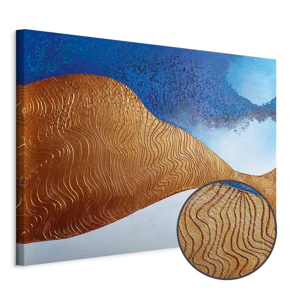 Obraz na płótnie Przełęcz indygo szeroki 60×40 cm, płótno standard