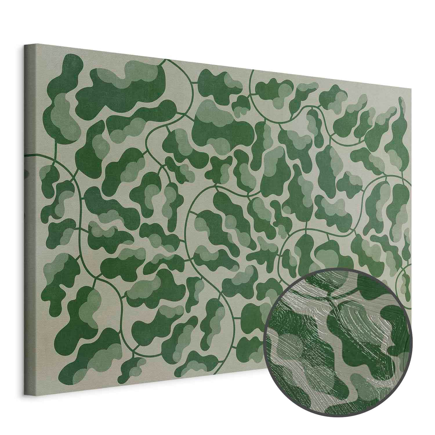 Leinwandbild Zielony labirynt 30×20 cm, Standardleinwand