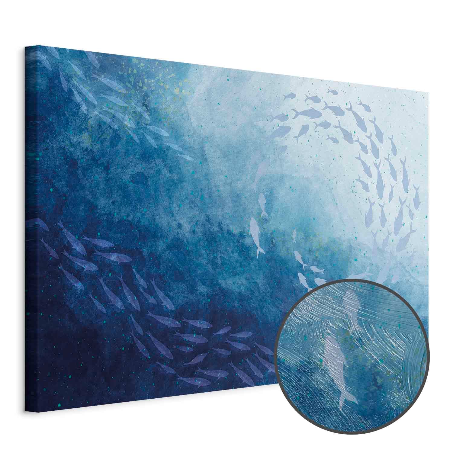 Obraz na płótnie Morska toń 30×20 cm, płótno standard