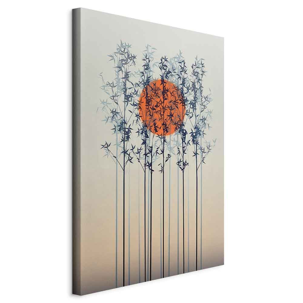 Leinwandbild Samotny zmierzch 20×30 cm, italienische Leinwand