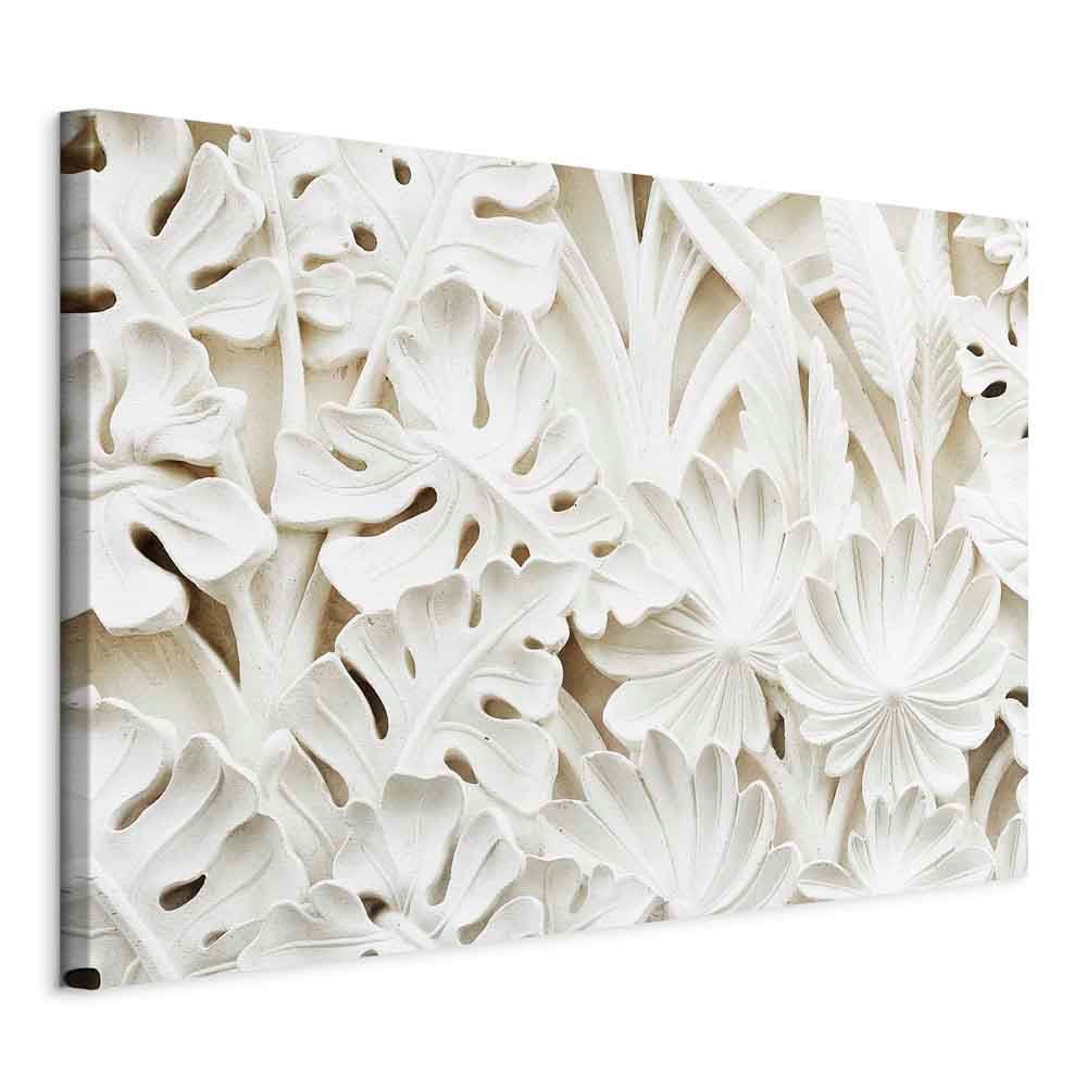 Obraz na płótnie Ceramiczne liście szeroki 30×20 cm, płótno włoskie