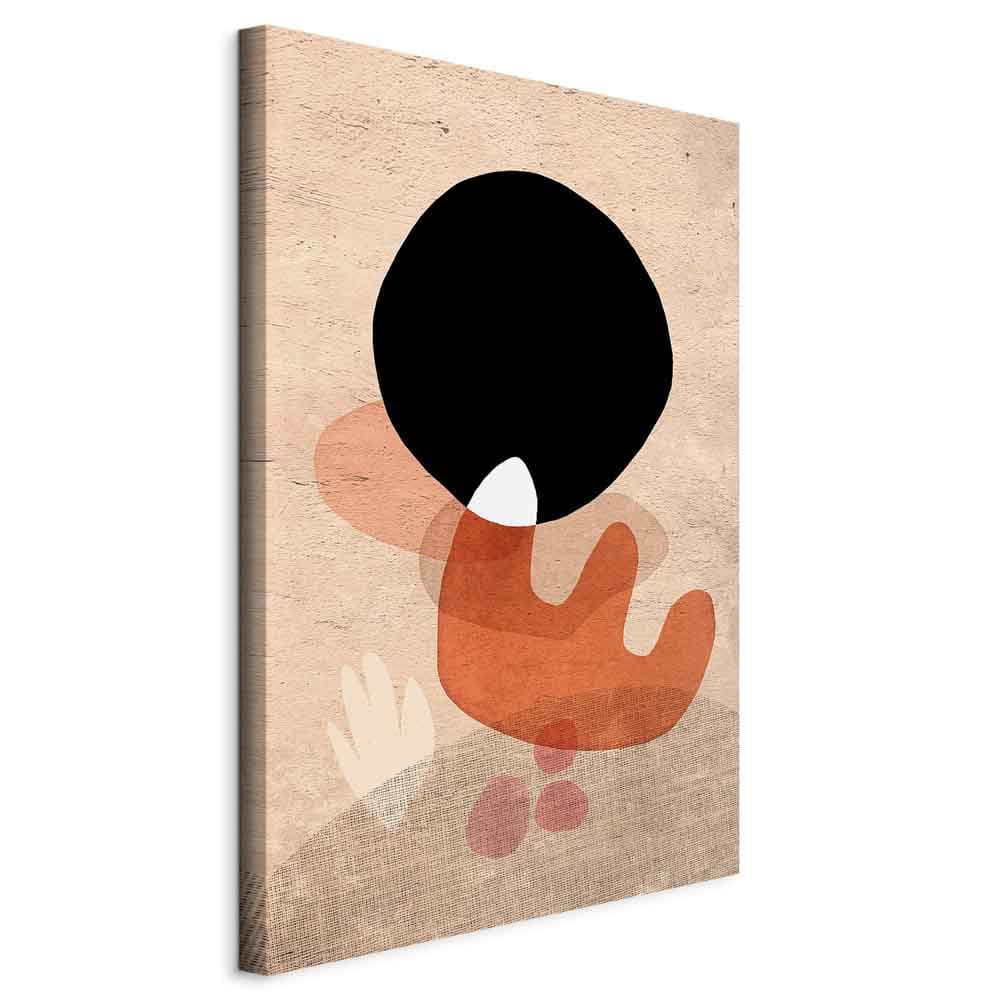 Obraz na płótnie Czarny kamień 20×30 cm, płótno standard