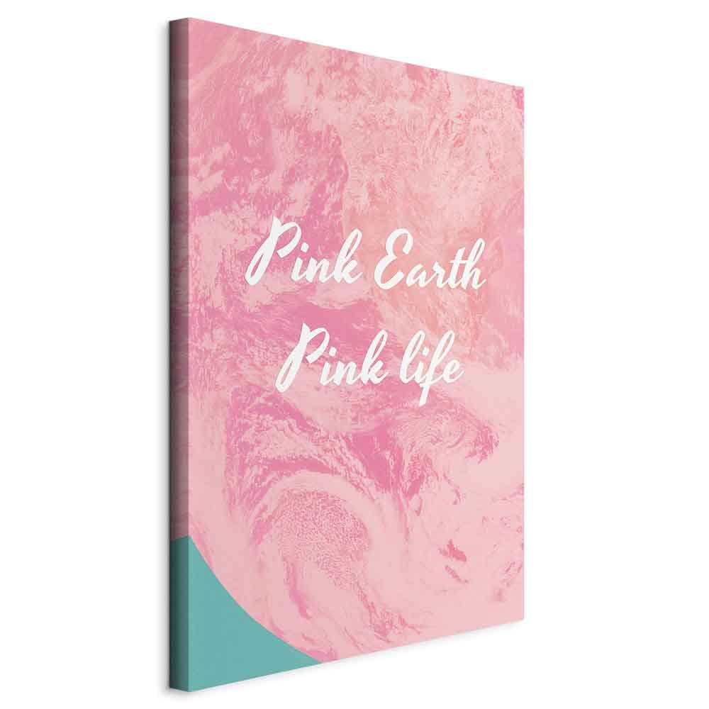 Картина на полотні Pink Earth, Pink Life 20×30 см, стандартне полотно