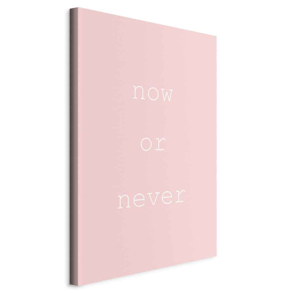 Canvas print Now or Never 20×30 cm, Italian canvas