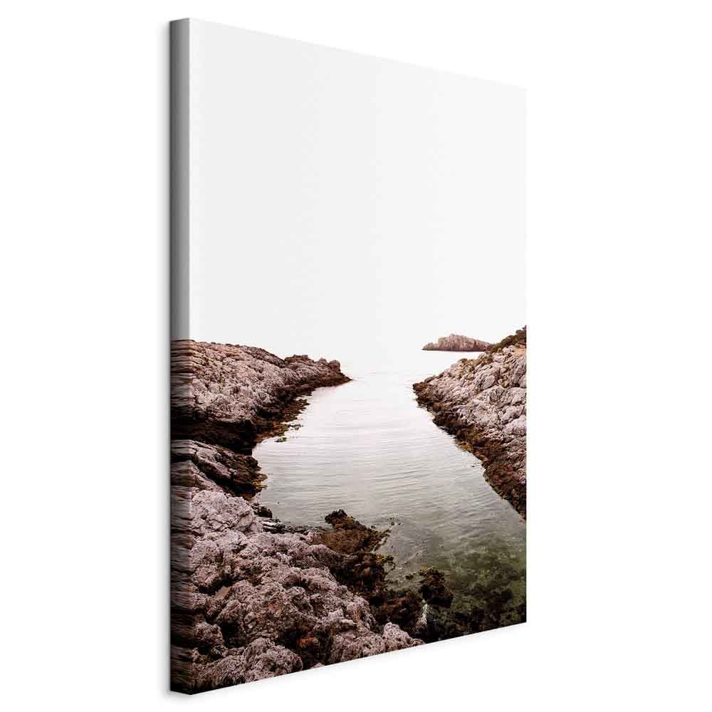 Obraz na płótnie Skalista przystań 40×60 cm, płótno standard