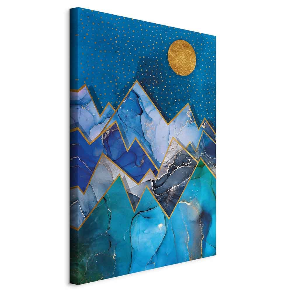 Leinwandbild Nocny spacer 20×30 cm, Standardleinwand