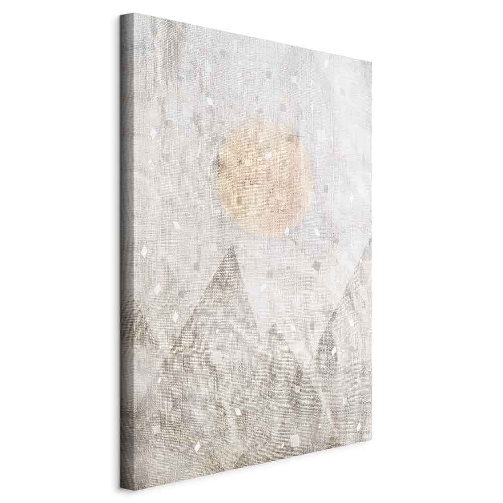 Leinwandbild Majowy śnieg 20×30 cm, Standardleinwand