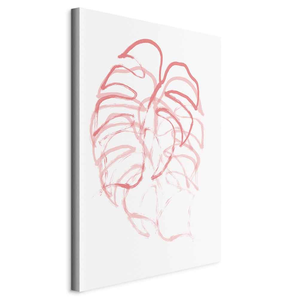 Obraz na płótnie Monstera w ruchu 60×90 cm, płótno standard