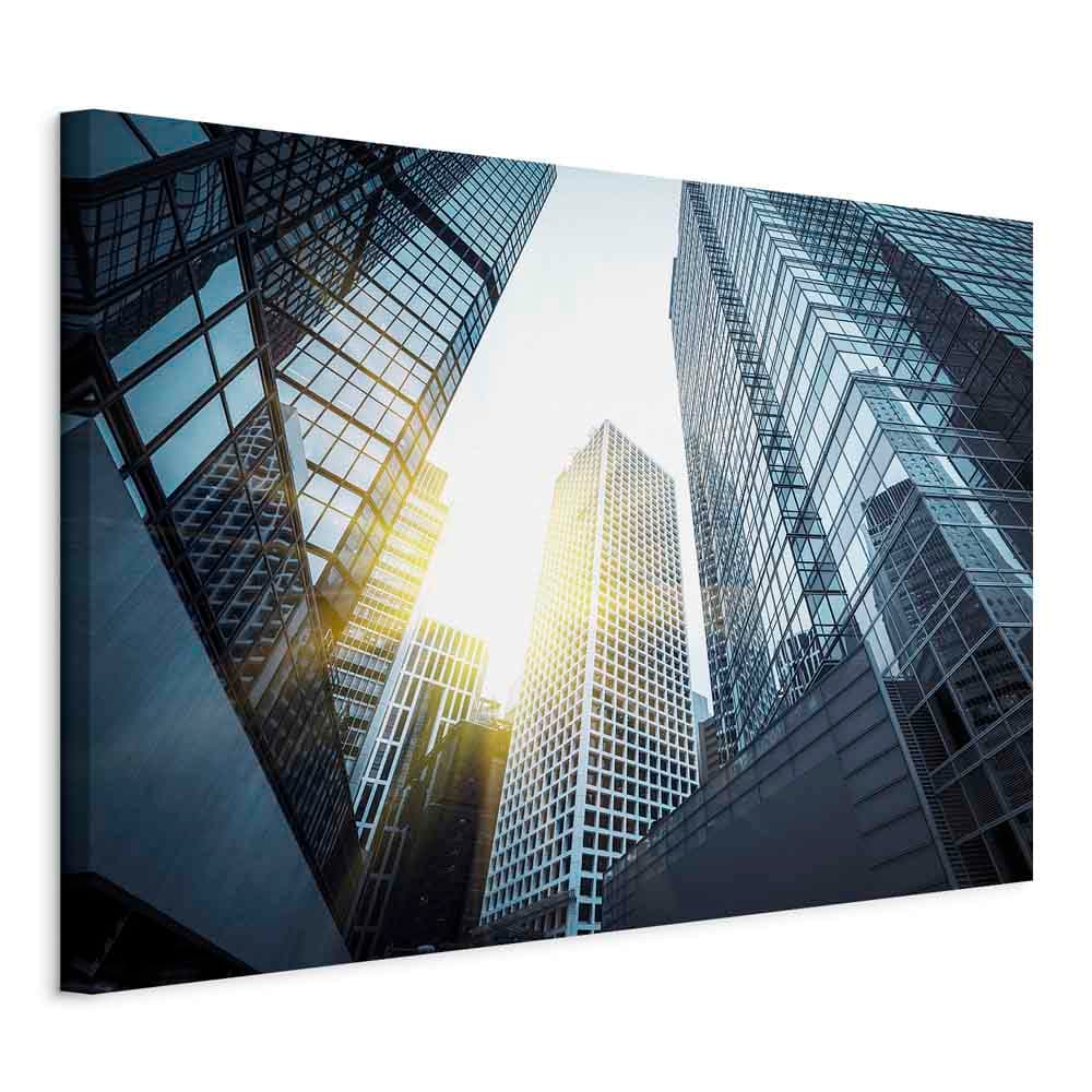 Obraz na płótnie W wielkim mieście szeroki - trzeci wariant 30×20 cm, płótno standard