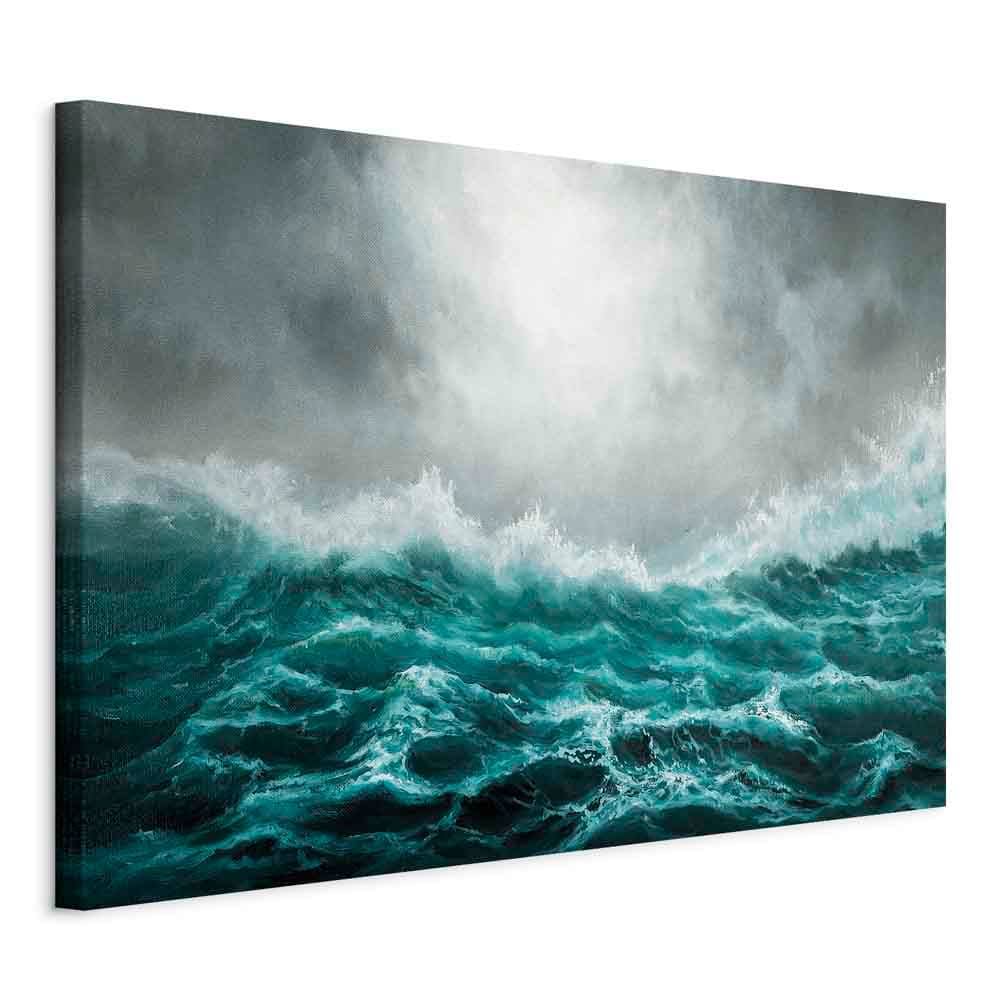 Obraz na płótnie Niespokojny ocean szeroki 120×80 cm, płótno włoskie