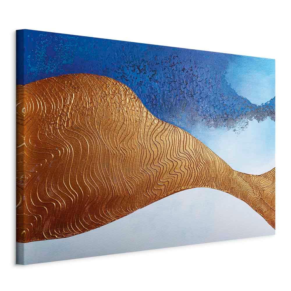 Obraz na płótnie Przełęcz indygo szeroki 30×20 cm, płótno standard