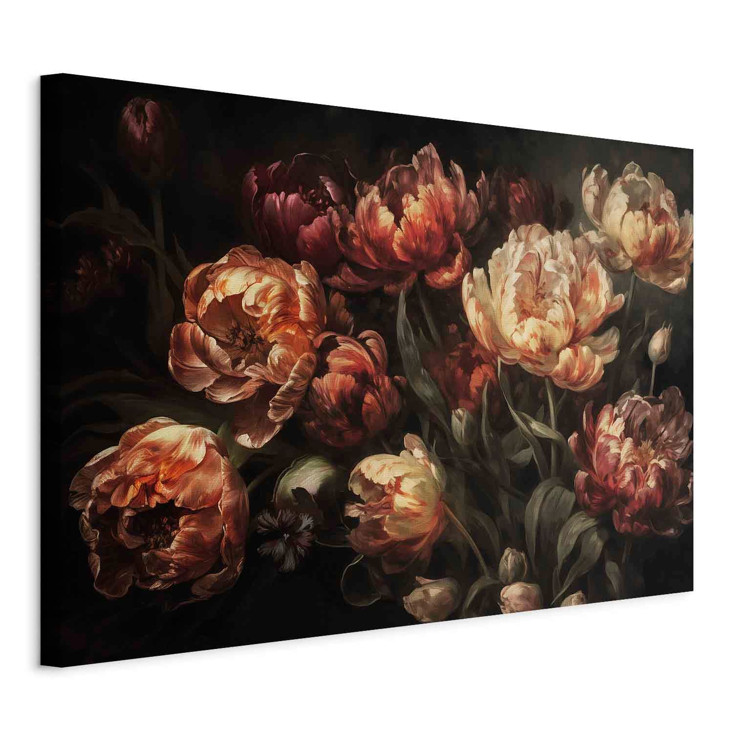 Obraz na płótnie Kwitnące tulipany 30×20 cm, płótno standard