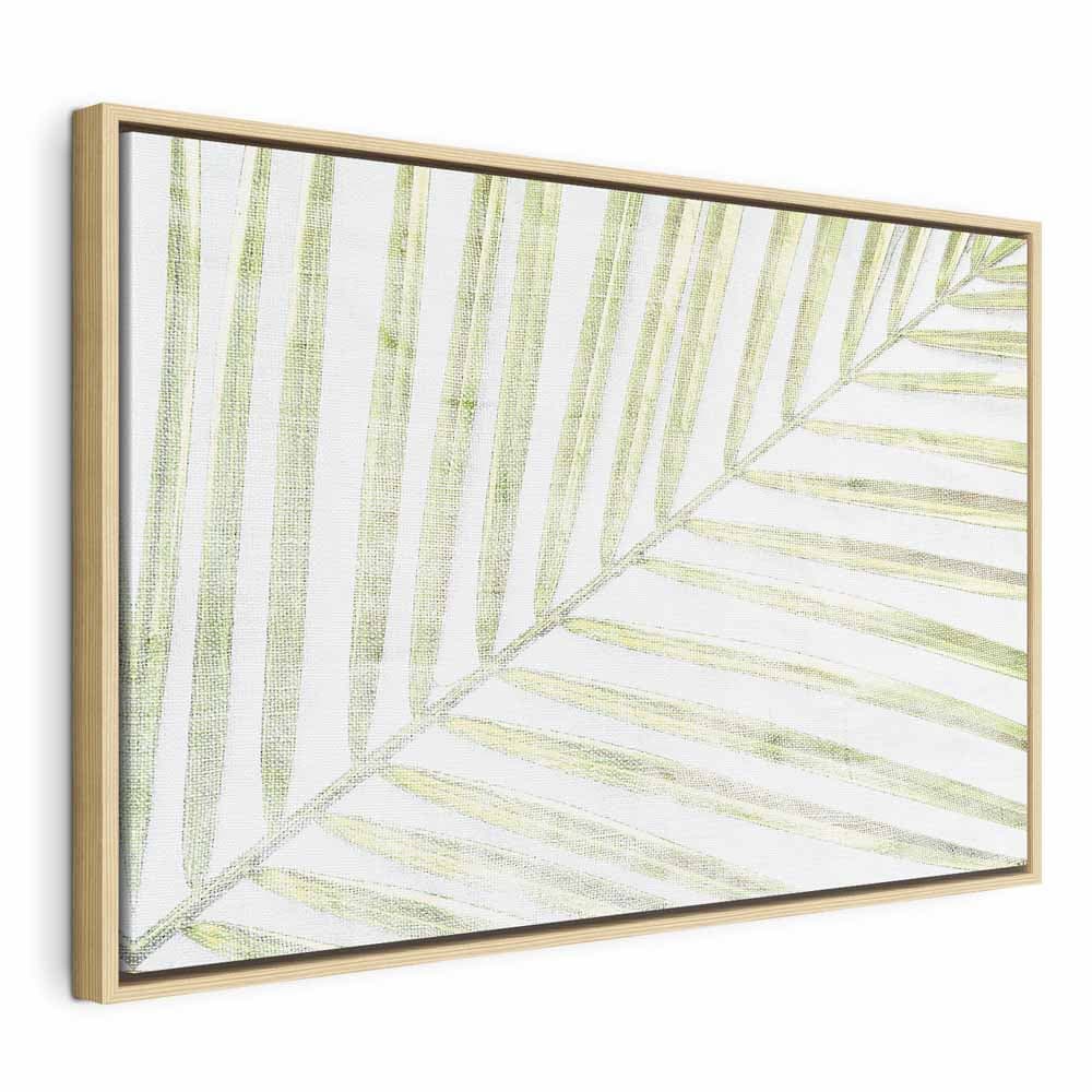 Картина на холсте Liść palmy szeroki 90×60 см, стандартный холст