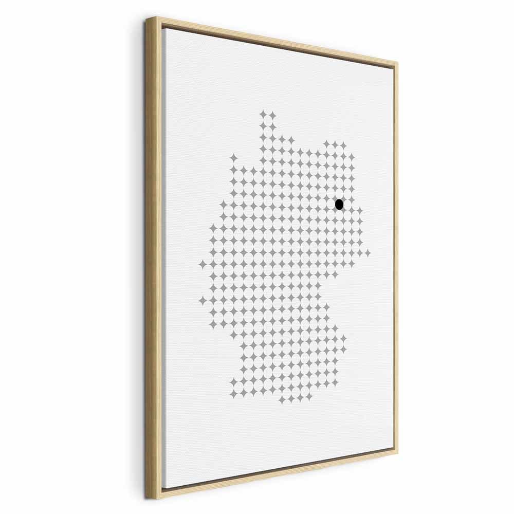 Leinwandbild Niemcy 60×90 cm, Standardleinwand