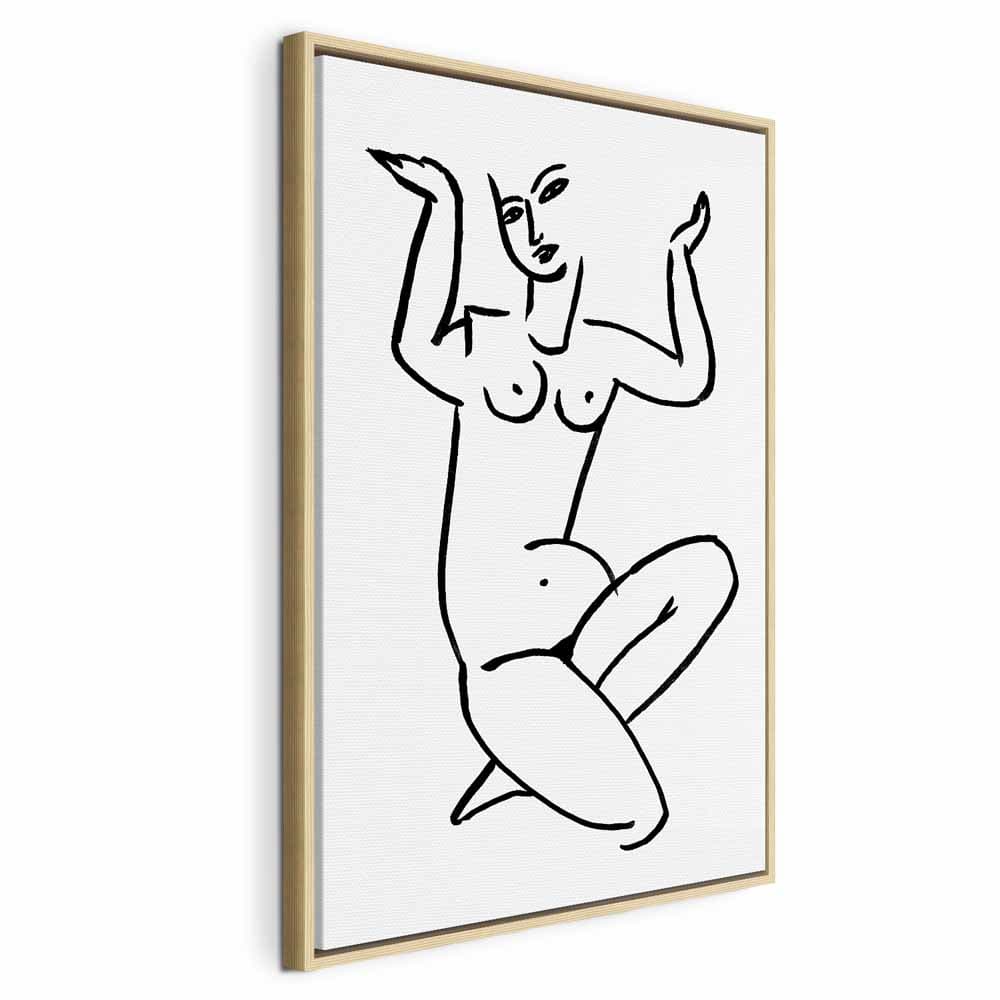 Leinwandbild Niepewna zachęta 40×60 cm, Standardleinwand