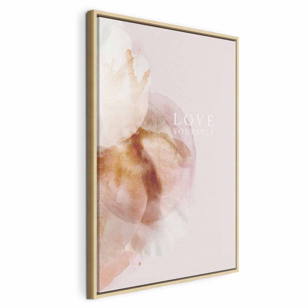 Canvas print Love Yourself 80×120 cm, standard canvas